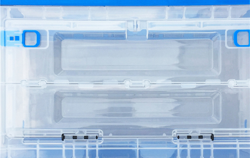 folding plastic basket